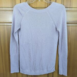 Drop-Back Pullover Sweater - Lululemon Women's Size 2 Lilac